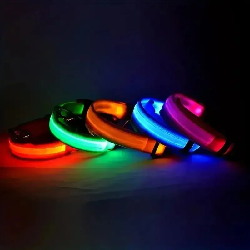 Light up Pet Collar Flashing Glow in the Dark